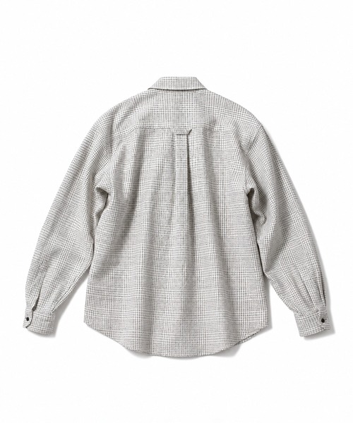 soe（ソーイ）の「Dad Shirts WHT BLK（シャツ/ブラウス・メンズ・チェック・1/0）」の2枚目の写真