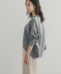 URBAN RESEARCH DOORS | コットンバックタック長袖プルオーバー 26AW(Tシャツ/カットソー)
