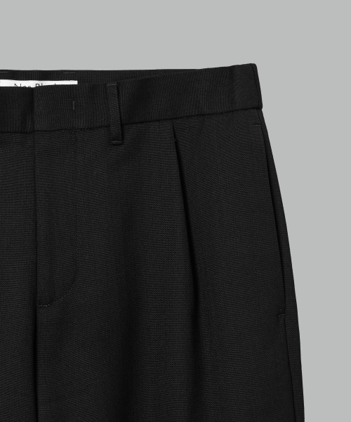 NONBLANK（ノンブランク）の「ウールブレンドキャンバス ルーズフィットパンツ_BLACK（スラックス・メンズ・その他・MEDIUM/LARGE/X-LARGE）」の4枚目の写真