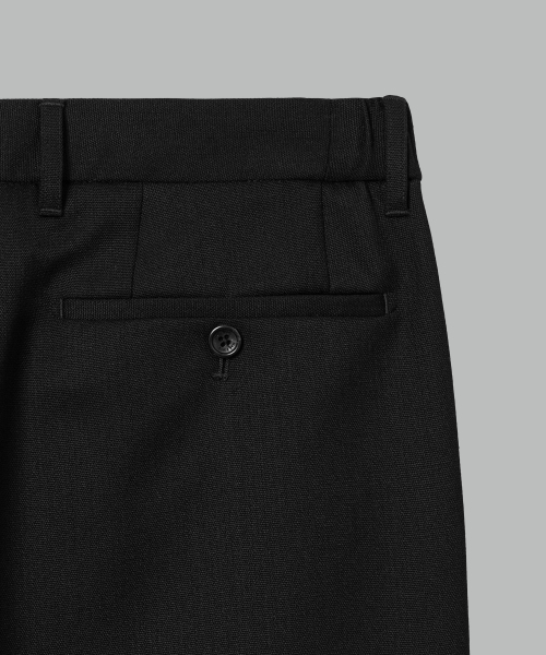 NONBLANK（ノンブランク）の「ウールブレンドキャンバス ルーズフィットパンツ_BLACK（スラックス・メンズ・その他・MEDIUM/LARGE/X-LARGE）」の5枚目の写真