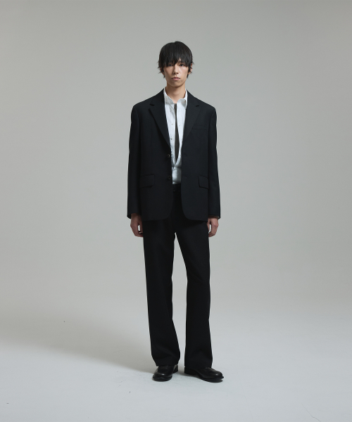 NONBLANK（ノンブランク）の「ウールブレンドキャンバス ルーズフィットパンツ_BLACK（スラックス・メンズ・その他・MEDIUM/LARGE/X-LARGE）」の7枚目の写真