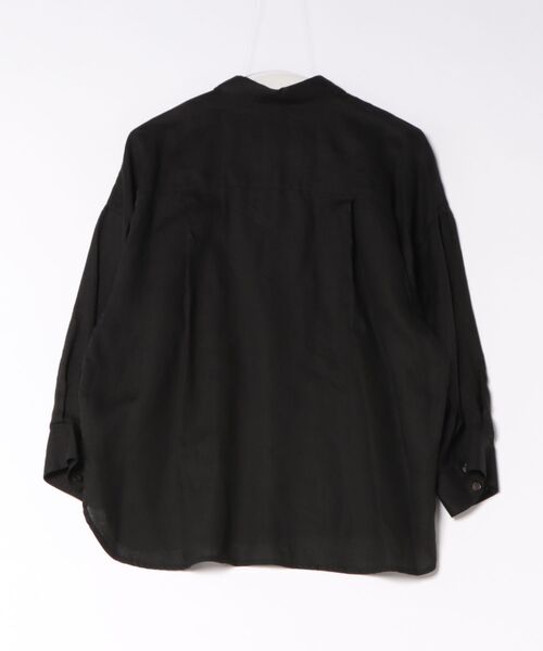 Plantation（プランテーション）の「リネンキャンブリック / P（シャツ/ブラウス・レディース・ホワイト/ブラック・M size）」の12枚目の写真