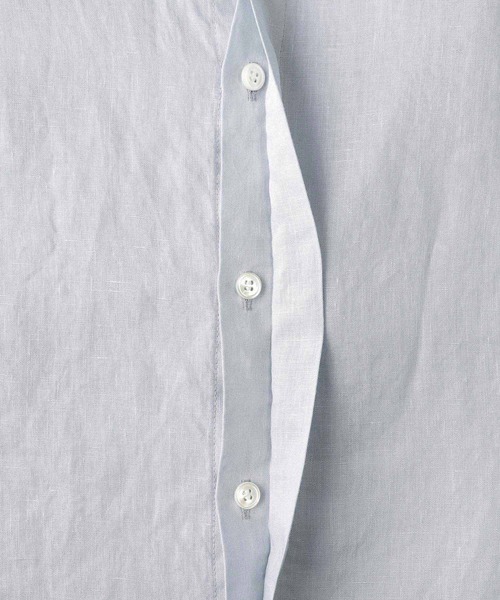Plantation（プランテーション）の「リネンキャンブリック / P（シャツ/ブラウス・レディース・ホワイト/ブラック・M size）」の10枚目の写真