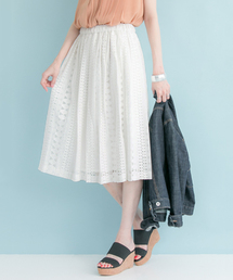 URBAN RESEARCH | UR 幾何レーススカート(スカート)