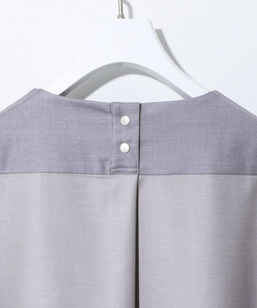 STUDIOUS(ステュディオス)の「マイクロT/Rプルオーバー(シャツ/ブラウス・メンズ・ベージュ/グレー/ブルー・3/2/1)」の5枚目の写真