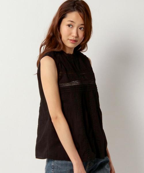 Jewel Changes（ジュエルチェンジズ）の「【別注】marie-therese of india レースブラウス / マリーテレーズ オブ インディア（シャツ/ブラウス・レディース・ブラック/ブラウン/ライラック・ﾌﾘ-）」の15枚目の写真