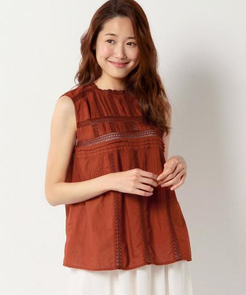 Jewel Changes（ジュエルチェンジズ）の「【別注】marie-therese of india レースブラウス / マリーテレーズ オブ インディア（シャツ/ブラウス・レディース・ブラック/ブラウン/ライラック・ﾌﾘ-）」の16枚目の写真