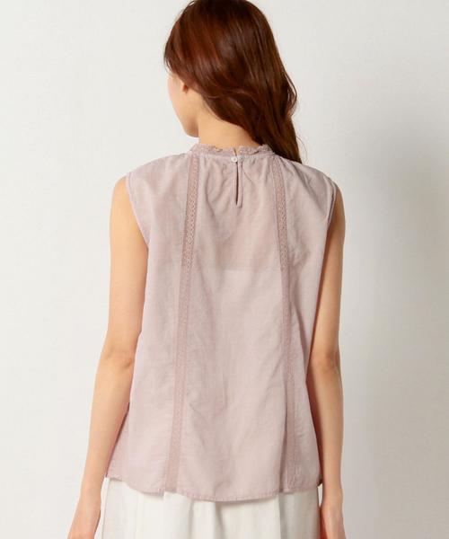 Jewel Changes（ジュエルチェンジズ）の「【別注】marie-therese of india レースブラウス / マリーテレーズ オブ インディア（シャツ/ブラウス・レディース・ブラック/ブラウン/ライラック・ﾌﾘ-）」の7枚目の写真