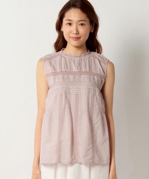 Jewel Changes（ジュエルチェンジズ）の「【別注】marie-therese of india レースブラウス / マリーテレーズ オブ インディア（シャツ/ブラウス・レディース・ブラック/ブラウン/ライラック・ﾌﾘ-）」の8枚目の写真