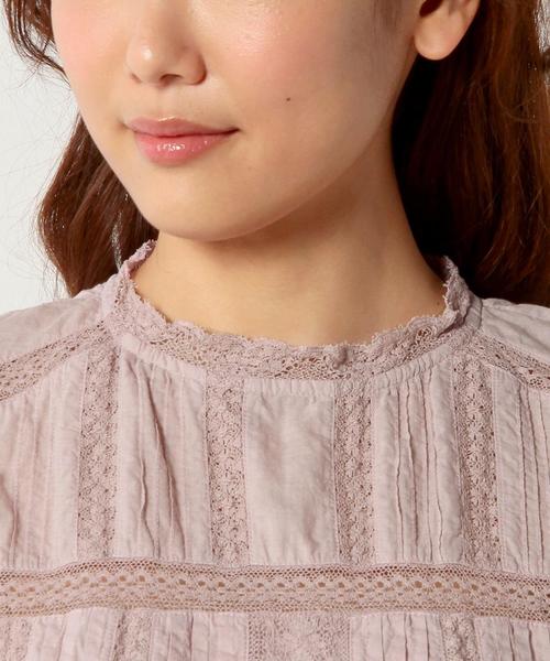 Jewel Changes（ジュエルチェンジズ）の「【別注】marie-therese of india レースブラウス / マリーテレーズ オブ インディア（シャツ/ブラウス・レディース・ブラック/ブラウン/ライラック・ﾌﾘ-）」の10枚目の写真