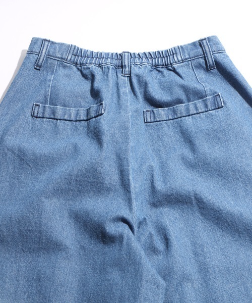 WEGO（ウィゴー）の「WEGO/タックワイドパンツ（その他パンツ・レディース・カーキ/ベージュ/ダークインディゴブルー・FREE）」の7枚目の写真