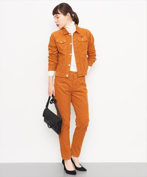 ADAM ET ROPE'（アダムエロペ）の「【Wrangler×ADAM ET ROPE'】コーデュロイジャケット（ブルゾン・レディース・キャメル/キナリ・36/38）」の12枚目の写真