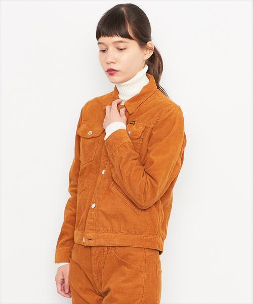 ADAM ET ROPE'（アダムエロペ）の「【Wrangler×ADAM ET ROPE'】コーデュロイジャケット（ブルゾン・レディース・キャメル/キナリ・36/38）」の13枚目の写真