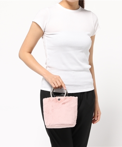 MOUSSY（マウジー）の「HOOP POCHETTE（ショルダーバッグ・レディース・ブラウン/ライトピンク/ブラック・FREE）」の11枚目の写真