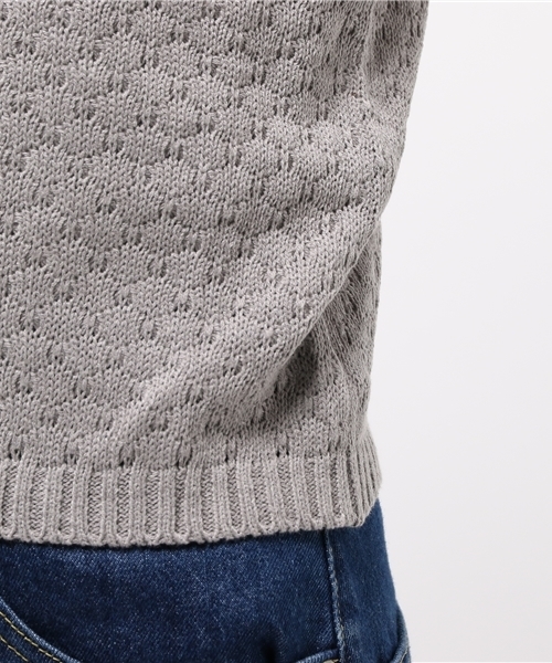 Denime（ドゥニーム）の「ポップコーンニットキャミソール（ベスト・レディース・キャメル/ワイン/グレー・FREE）」の5枚目の写真