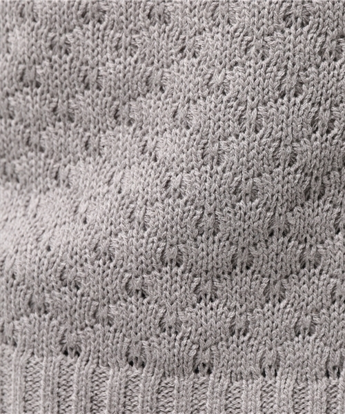 Denime（ドゥニーム）の「ポップコーンニットキャミソール（ベスト・レディース・キャメル/ワイン/グレー・FREE）」の4枚目の写真