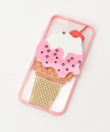 ミラー付きアイスクリームiPhoneケース