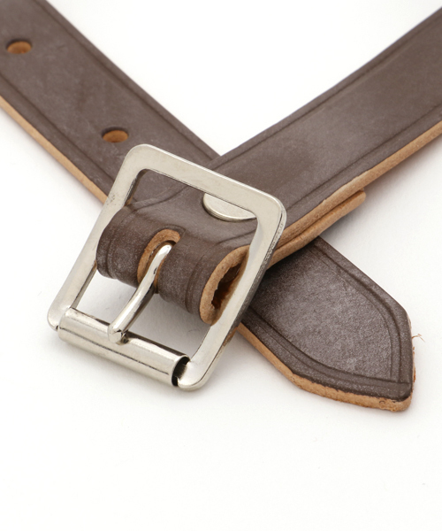 MHL.（エムエイチエル）の「ANTIQUE LEATHER（ベルト・メンズ・ブラック/ブラウン・FREE）」の5枚目の写真