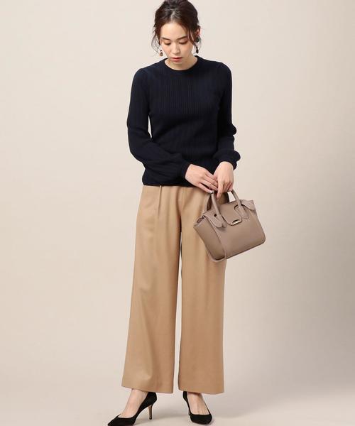 BEAUTY&YOUTH UNITED ARROWS（ビューティーアンドユースユナイテッドアローズ）の「BY サキソニータックワイドパンツ 3◆（その他パンツ・レディース・ベージュ/ブラック/ダークグレー/ワインレッド・MEDIUM/SMALL）」の18枚目の写真