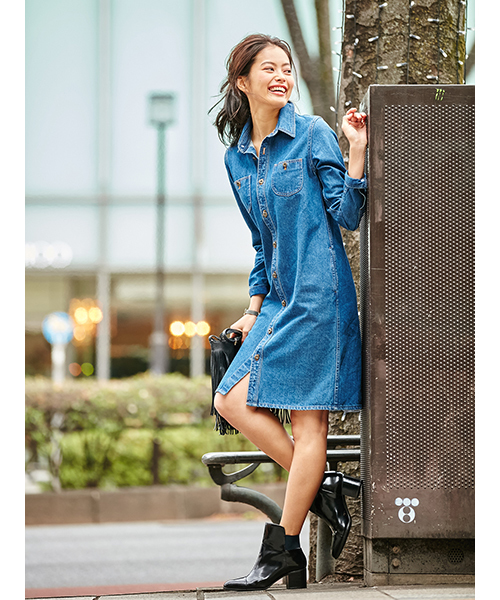 Fabia ファビア の デニムワンピース ワンピース Wear
