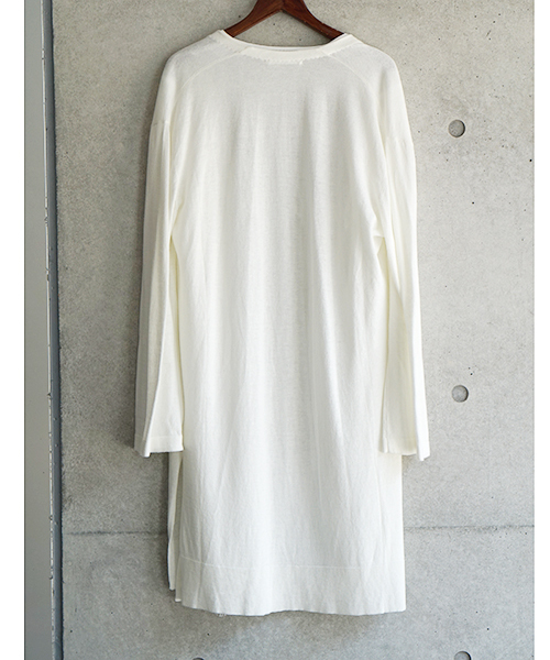 laboratory work(ラボラトリーワーク)の「レースガウン付 ロングニットカーディガン(カーディガン/ボレロ・レディース・オフホワイト/ダークオレンジ/ライトカーキ・MEDIUM)」の16枚目の写真