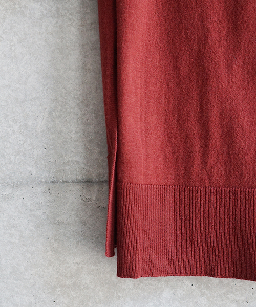 laboratory work(ラボラトリーワーク)の「レースガウン付 ロングニットカーディガン(カーディガン/ボレロ・レディース・オフホワイト/ダークオレンジ/ライトカーキ・MEDIUM)」の10枚目の写真