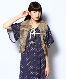 green label relaxing | GC RABBIT FUR ベスト(ベスト)