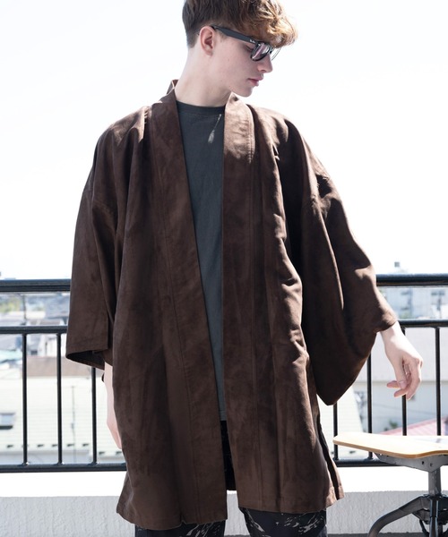 8(eight)(エイト)の「デニム羽織(浴衣・メンズ・インディゴブルー/ブラック/グレー/キャメル/ネイビー/チョコ/ライトインディゴブルー/ブラック系その他・LARGE/MEDIUM/X-LARGE/SMALL/XX-LARGE)」の5枚目の写真