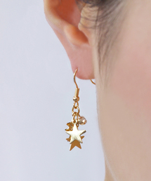 F&D : メニースターフックピアス
