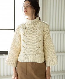 A part by | AW/HANDケーブルタートルネックニット 768605 (ニット/セーター)