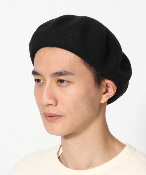 GLOBAL WORK（グローバルワーク）の「バスクベレー/766813（ハンチング/ベレー帽・メンズ・ブラック/ダークグレー/ワインレッド・FREE）」の2枚目の写真