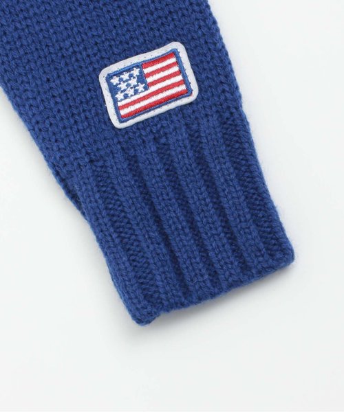 BREEZE（ブリーズ）の「FO SMILEセーター（ニット/セーター・キッズ・ブルー/グレー/オフホワイト・80/90/95/100/110/120/130/140）」の9枚目の写真