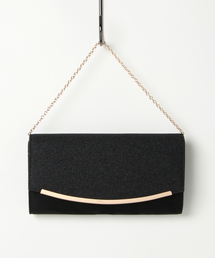 INTERPLANET | ラメ切替クラッチバック(ショルダーバッグ)