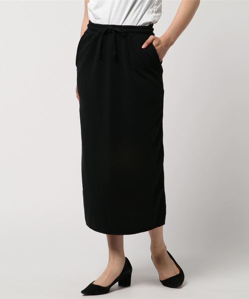 CIAOPANIC（チャオパニック）の「裏毛タイトスカート（スカート・レディース・ブラック/アイボリー/パープル・FREE）」の7枚目の写真