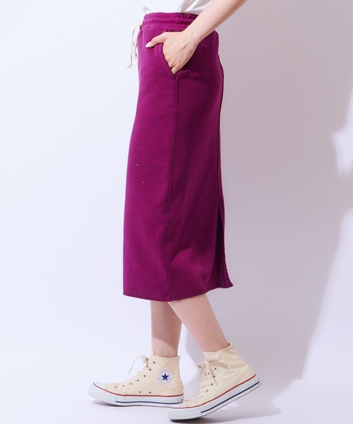 CIAOPANIC（チャオパニック）の「裏毛タイトスカート（スカート・レディース・ブラック/アイボリー/パープル・FREE）」の11枚目の写真