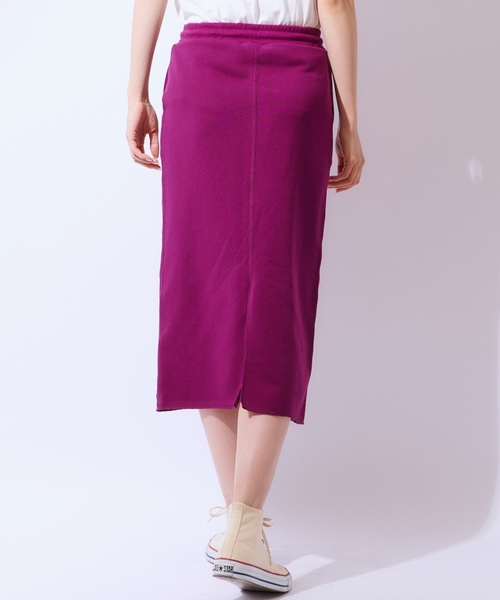CIAOPANIC（チャオパニック）の「裏毛タイトスカート（スカート・レディース・ブラック/アイボリー/パープル・FREE）」の12枚目の写真