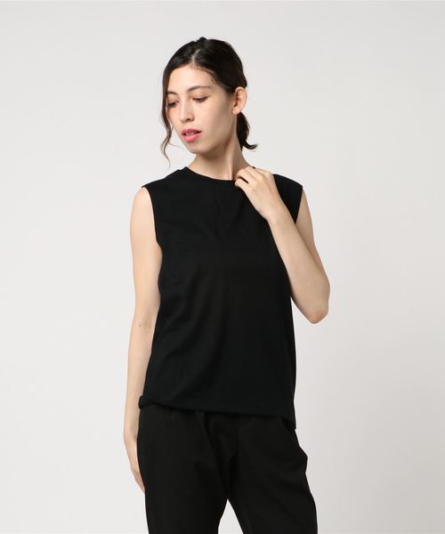 AMERICAN HOLIC（アメリカンホリック）の「・ノースリーブプルオーバー（Tシャツ/カットソー・レディース・ブラック/その他7/オフホワイト/チャコールグレー・M/L）」の7枚目の写真