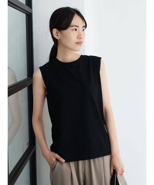 AMERICAN HOLIC（アメリカンホリック）の「・ノースリーブプルオーバー（Tシャツ/カットソー・レディース・ブラック/その他7/オフホワイト/チャコールグレー・M/L）」の10枚目の写真