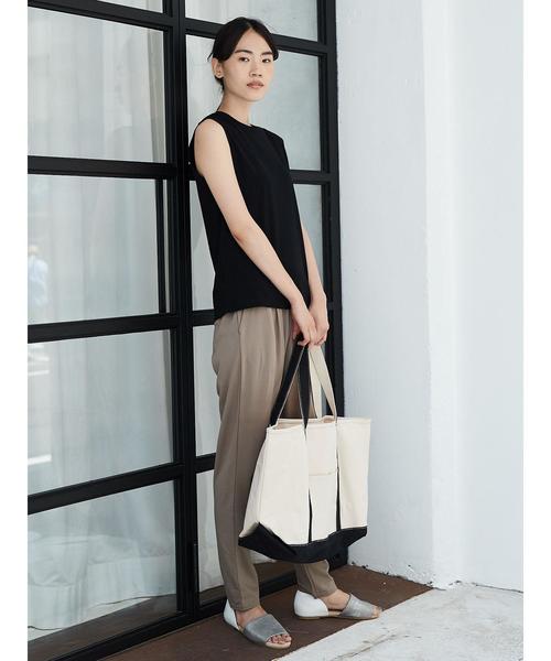 AMERICAN HOLIC（アメリカンホリック）の「・ノースリーブプルオーバー（Tシャツ/カットソー・レディース・ブラック/その他7/オフホワイト/チャコールグレー・M/L）」の12枚目の写真