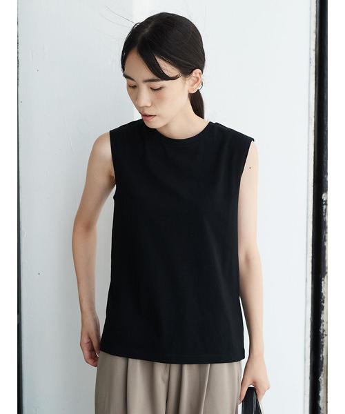 AMERICAN HOLIC（アメリカンホリック）の「・ノースリーブプルオーバー（Tシャツ/カットソー・レディース・ブラック/その他7/オフホワイト/チャコールグレー・M/L）」の14枚目の写真