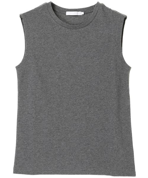 AMERICAN HOLIC（アメリカンホリック）の「・ノースリーブプルオーバー（Tシャツ/カットソー・レディース・ブラック/その他7/オフホワイト/チャコールグレー・M/L）」の6枚目の写真