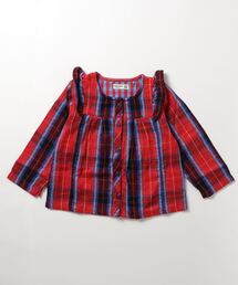 RAGMART | Wガーゼチェックブラウス(シャツ/ブラウス)
