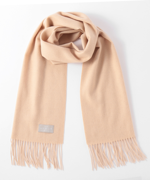 プラージュ　right fur crescent ストール　ベージュ セール】Khaju:ソリッドソフトストール◇（ストール/ショール