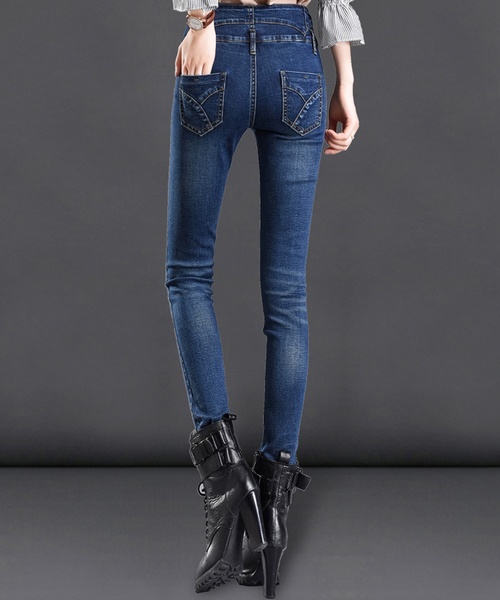 MUSINSA STANDARD LADY'S_裏起毛スリムフィットデニムパンツ_2色 MUSINSA STANDARD LADY'S_裏起毛スリムフィットデニムパンツ_2色
