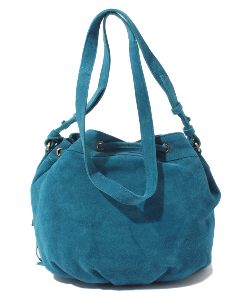 laule'a sunny side store(ラウレアサニーサイドストア)の「フリンジ巾着Bag(ショルダーバッグ・レディース・ピンク/キャメル/ターコイズブルー・FREE)」の6枚目の写真
