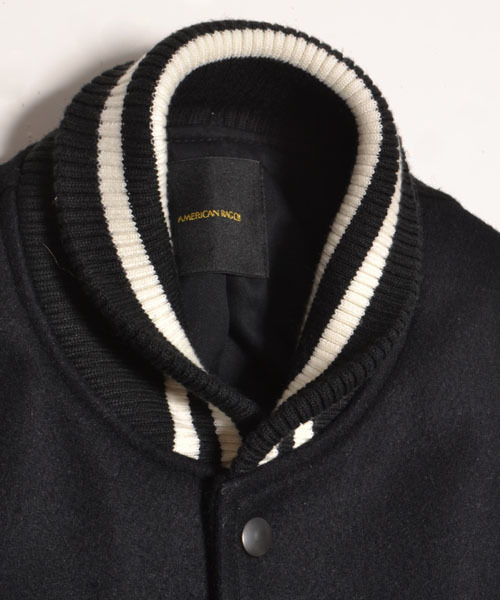 AMERICAN RAG CIE(アメリカンラグシー)の「レザー×メルトンスタジャン/213-GTR-L141-BL015(スタジャン・レディース・ブラック×ホワイト/ブラック×ブラック・FREE)」の21枚目の写真