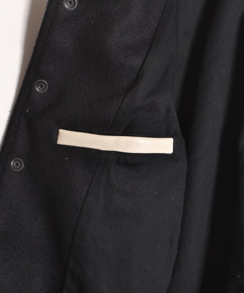 AMERICAN RAG CIE(アメリカンラグシー)の「レザー×メルトンスタジャン/213-GTR-L141-BL015(スタジャン・レディース・ブラック×ホワイト/ブラック×ブラック・FREE)」の16枚目の写真