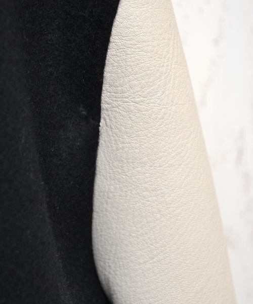 AMERICAN RAG CIE(アメリカンラグシー)の「レザー×メルトンスタジャン/213-GTR-L141-BL015(スタジャン・レディース・ブラック×ホワイト/ブラック×ブラック・FREE)」の10枚目の写真