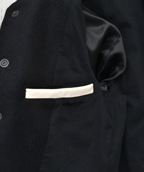 AMERICAN RAG CIE(アメリカンラグシー)の「レザー×メルトンスタジャン/213-GTR-L141-BL015(スタジャン・レディース・ブラック×ホワイト/ブラック×ブラック・FREE)」の11枚目の写真