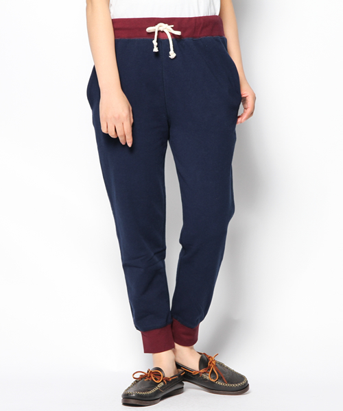 BEAMS BOY(ビームスボーイ)の「△BEAMS BOY / リブ配色 スウェットイージー**(その他パンツ・レディース・ワイン/ネイビー・ONE SIZE)」の10枚目の写真